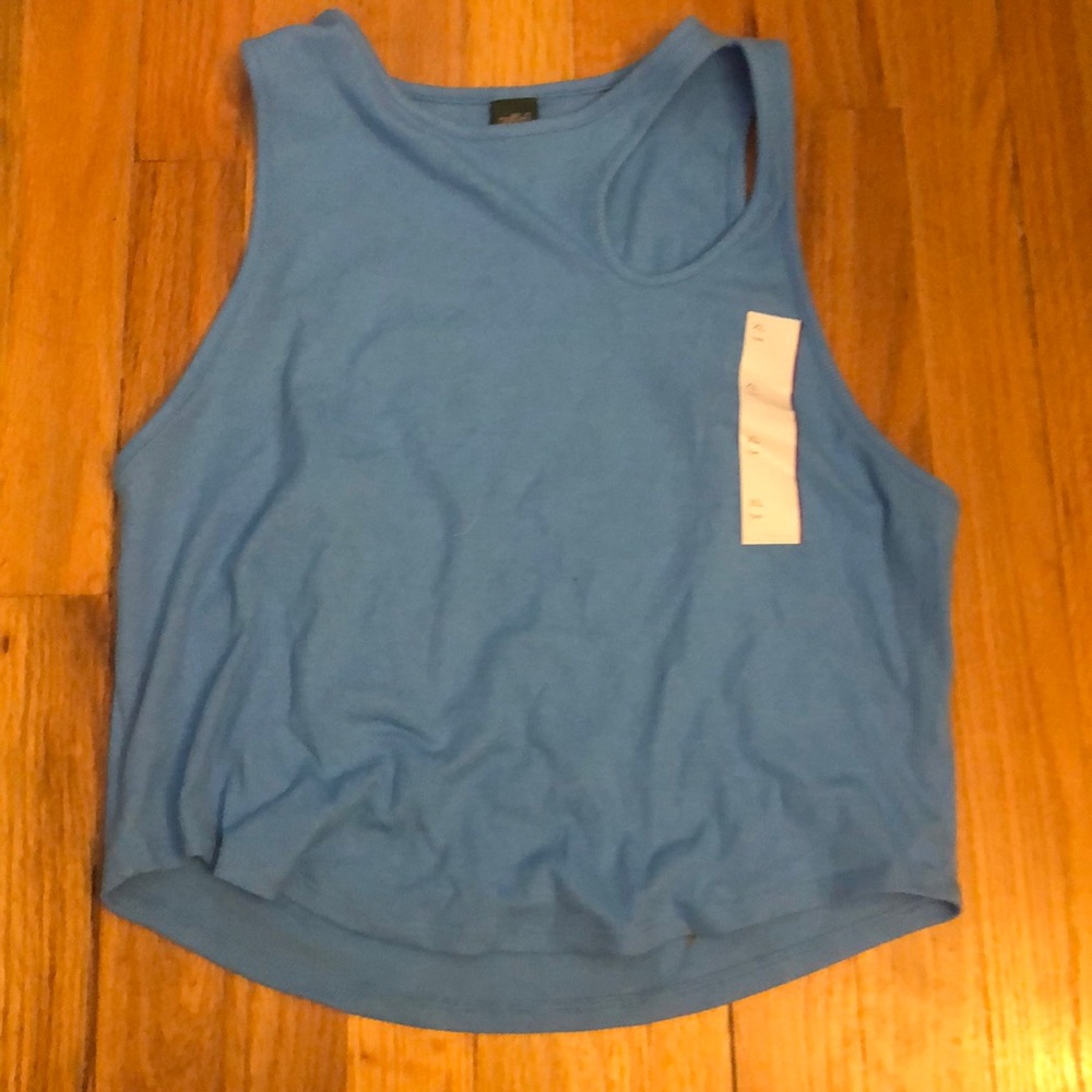 Wild Fable Light Blue Trendy Tank with Shoulder Hole Extra Large Summer Fun Cute